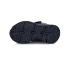 D.D.Step ghete fete Aqua-Tex 30-35 Royal Blue cu inimioare