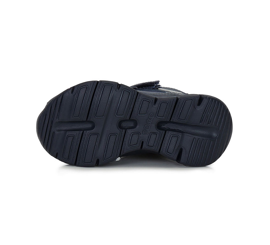 D.D.Step ghete fete Aqua-Tex 30-35 Royal Blue cu inimioare