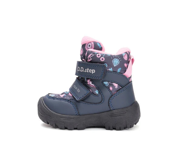 D.D.Step ghete fete Aqua-Tex captusite 22-27 Daisy Pink