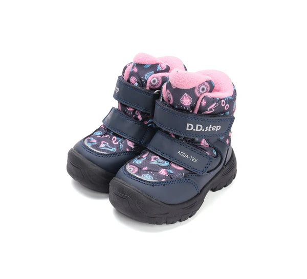 D.D.Step ghete fete Aqua-Tex captusite 22-27 Daisy Pink