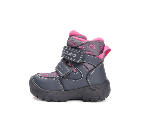 D.D.Step ghete fete Aqua-Tex captusite 28-33 Dark Pink