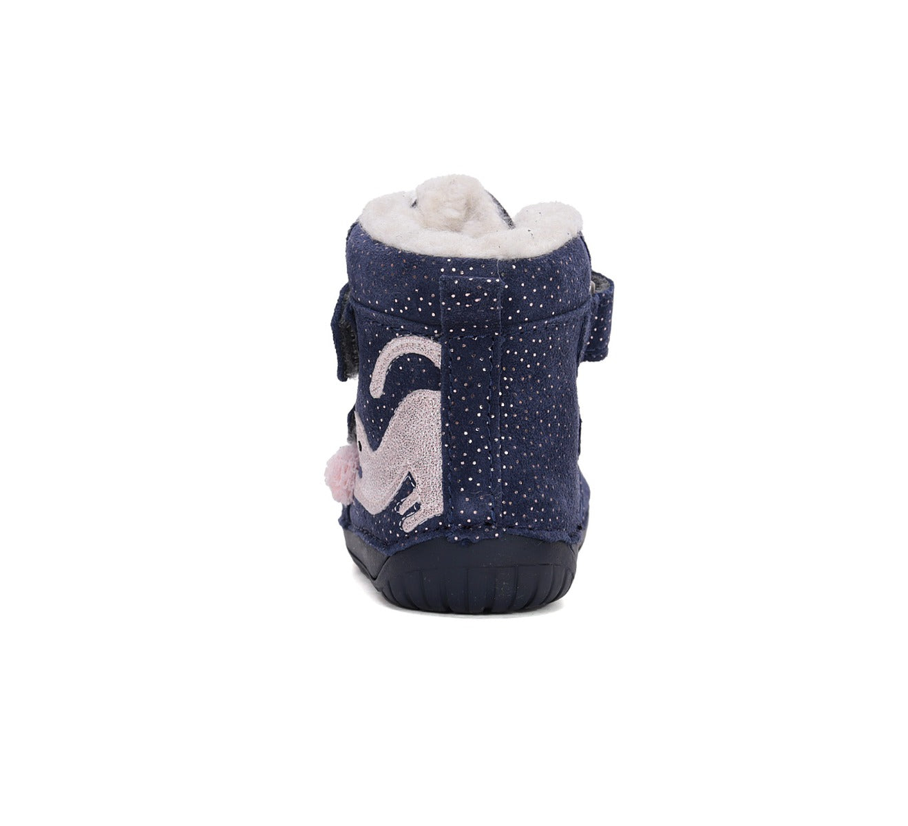 D.D.Step ghete fete Barefoot imblanite 20-25 Bermuda Blue cu pisica
