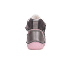 D.D.Step ghete fete Barefoot imblanite 26-31 Bronze cu roz