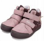 D.D.Step ghete fete cu LED 25-30 Chocolate cu unicorn