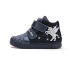 D.D.Step ghete fete cu LED 25-30 Royal Blue cu unicorn