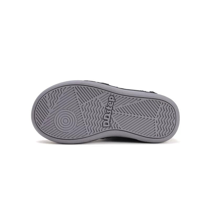 D.D.Step ghete fete cu scai 32-37 Royal Blue cu dunga