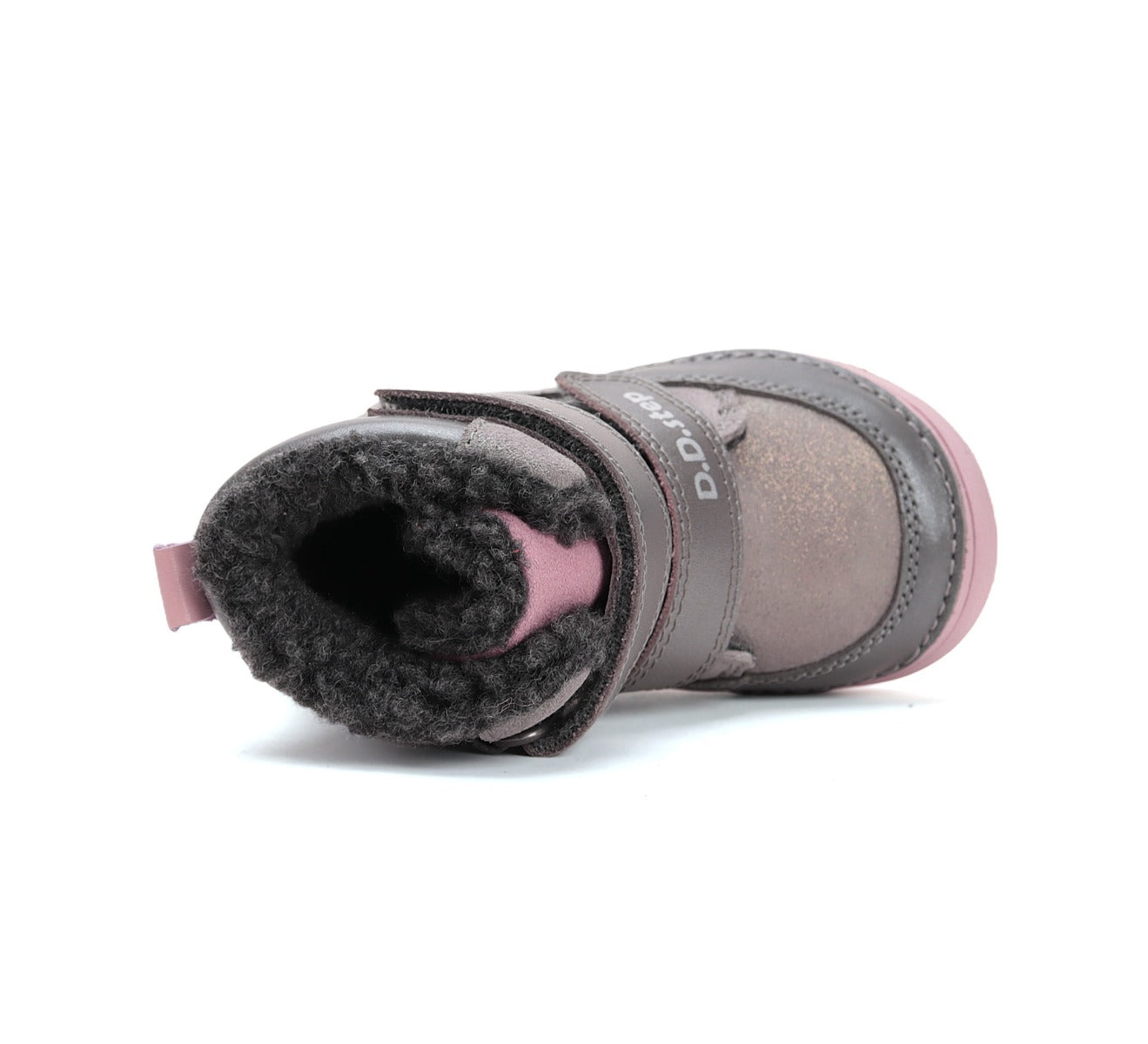 D.D.Step ghete fete imblanite 20-25 Dark Grey cu D
