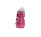 D.D.Step ghete fete imblanite 20-25 Dark Pink cu albinuta