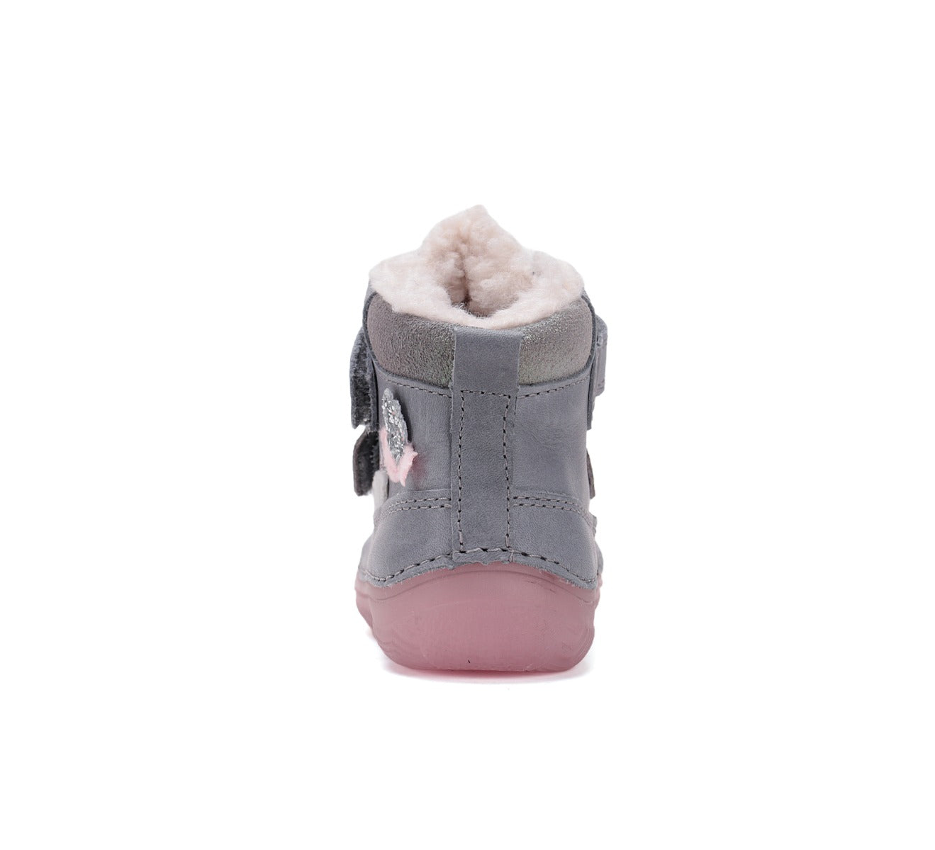 D.D.Step ghete fete imblanite 20-25 Grey cu pasarele