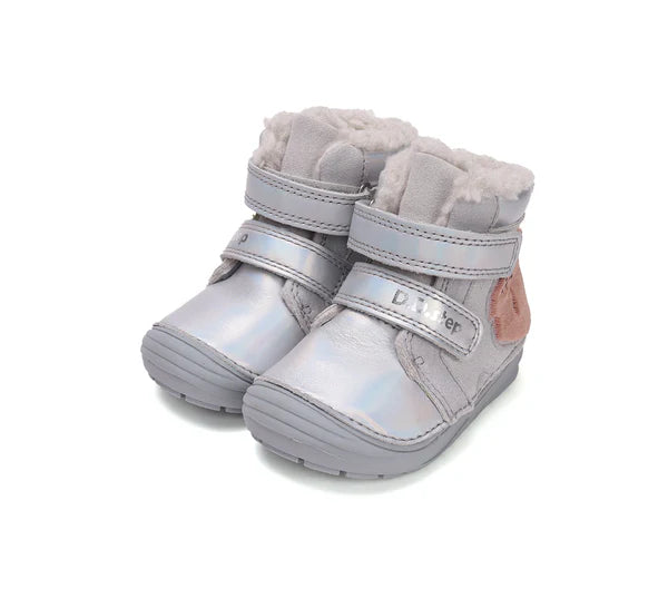 D.D.Step ghete fete imblanite 20-25 Grey cu urs polar