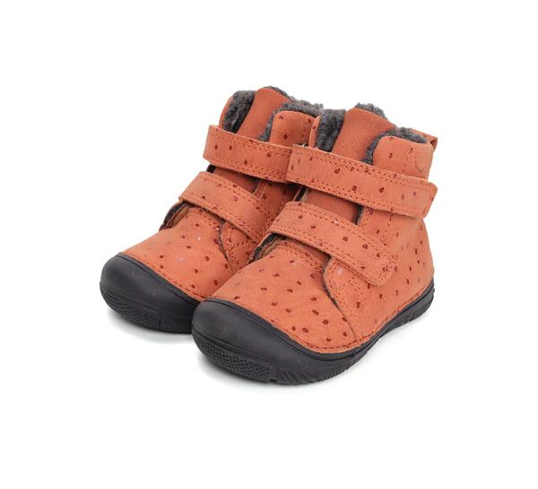 D.D.Step ghete fete imblanite 26-31 Orange cu buline