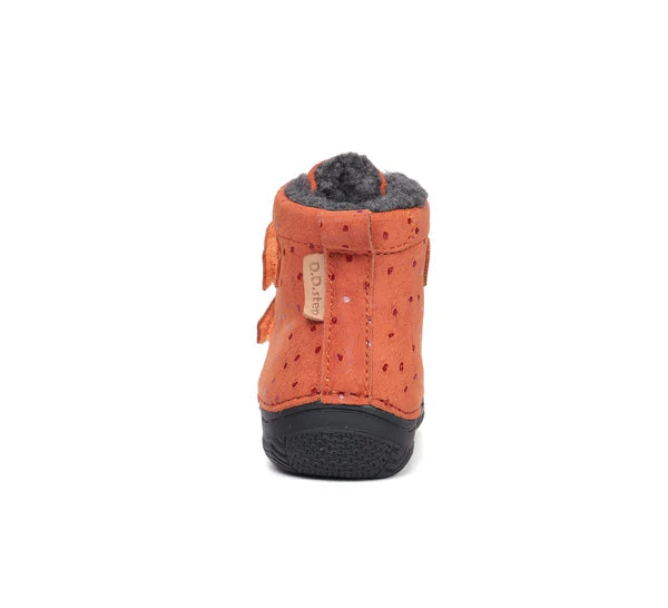 D.D.Step ghete fete imblanite 20-25 Orange cu buline