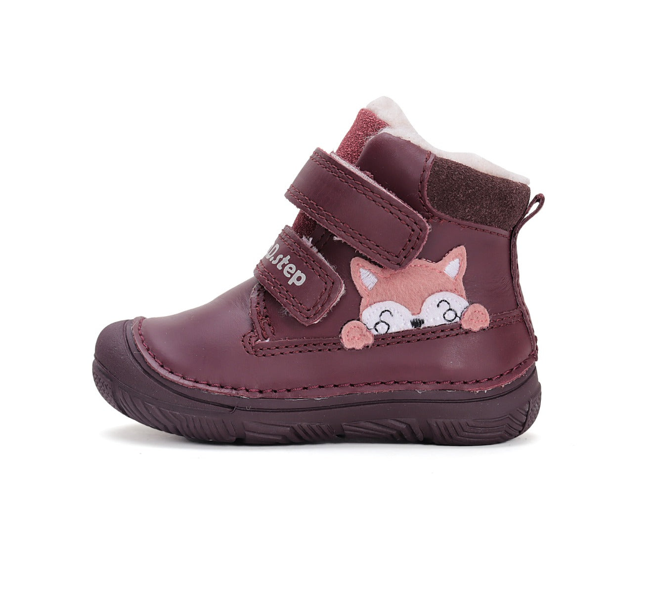 D.D.Step ghete fete imblanite 26-31 Raspberry cu vulpe