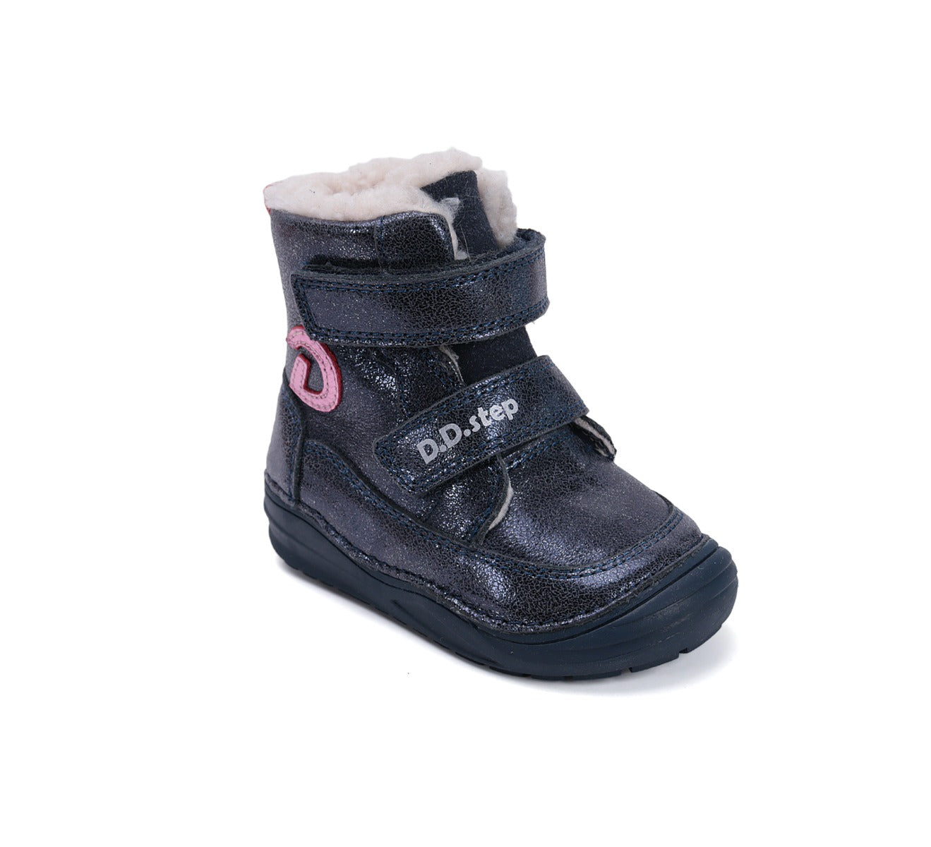 D.D.Step ghete fete imblanite 20-25 Royal Blue cu D