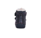 D.D.Step ghete fete imblanite 26-31 Royal Blue cu roz