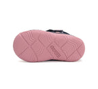 D.D.Step ghete fete imblanite 20-25 Royal Blue cu vulpe