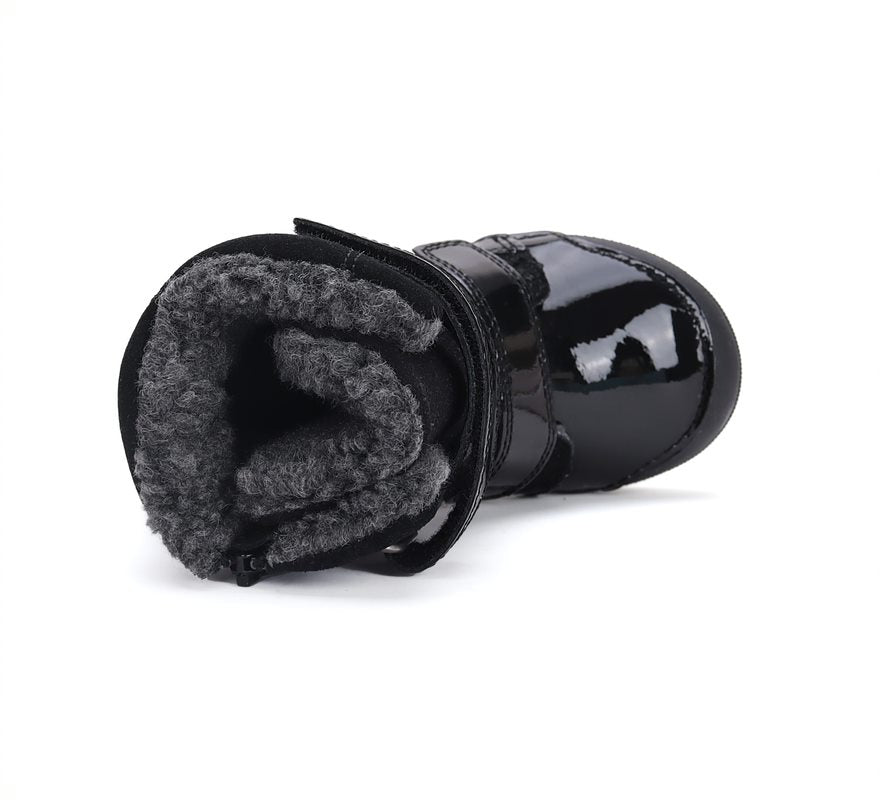 D.D.Step ghete fete imblanite 25-30 Black cu pasari
