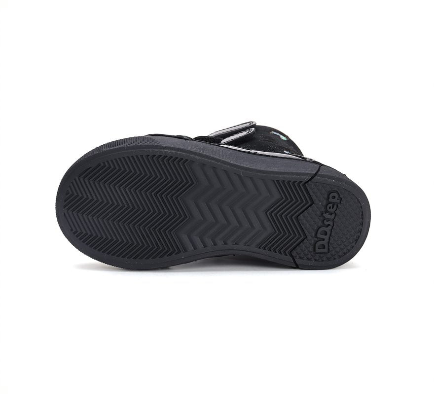 D.D.Step ghete fete imblanite 25-30 Black cu pasari