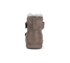 D.D.Step ghete fete imblanite 26-31 Chocolate cu frunza