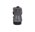 D.D.Step ghete fete imblanite 26-31 Dark Grey cu frunza