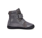 D.D.Step ghete fete imblanite 26-31 Dark Grey cu frunza