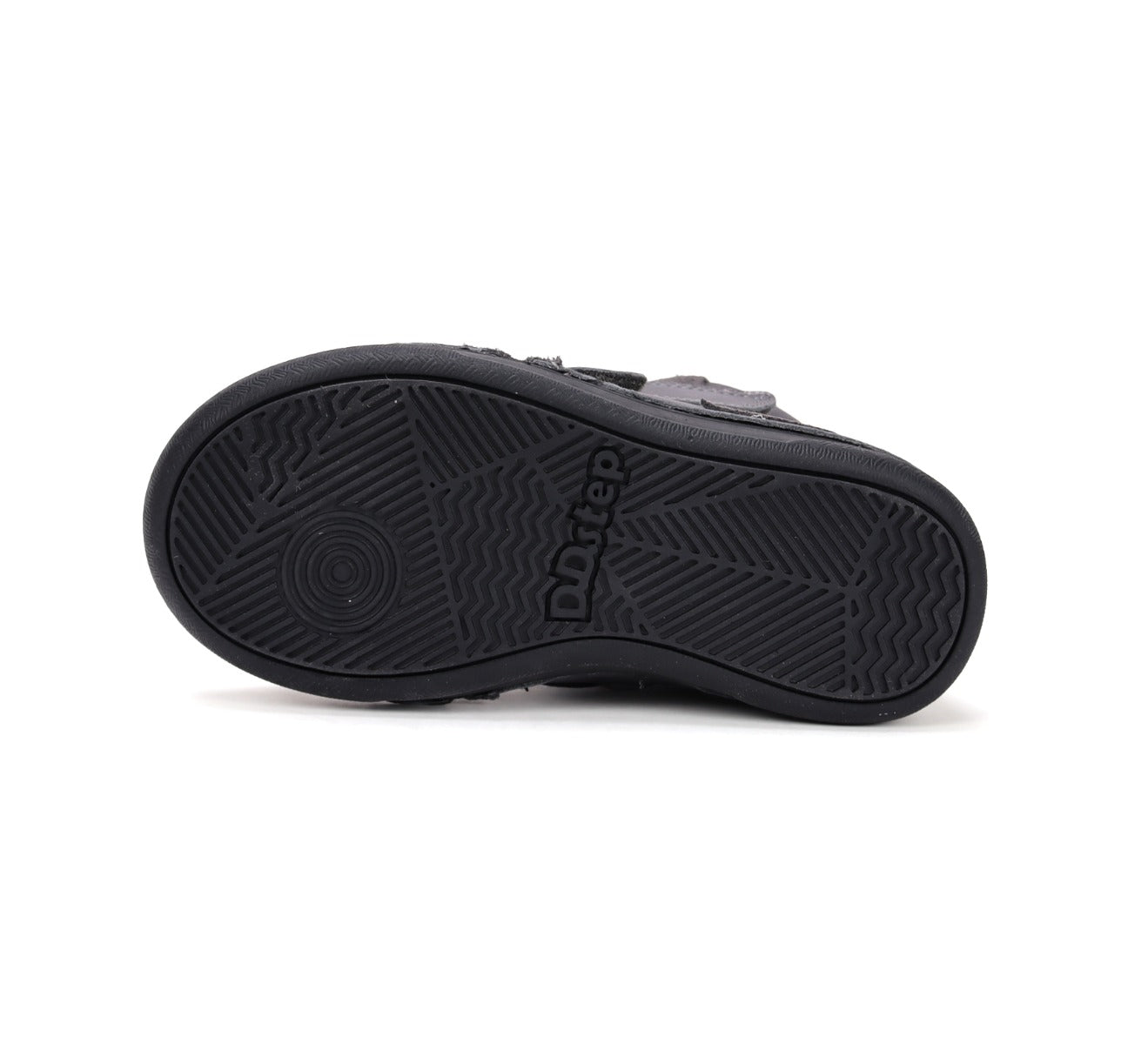 D.D.Step ghete fete imblanite 26-31 Dark Grey cu frunza