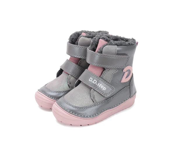 D.D.Step ghete fete imblanite 26-31 Grey cu D