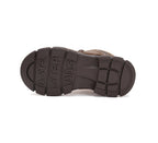 D.D.Step ghete fete imblanite 25-30 Chocolate cu inimioara