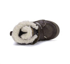 D.D.Step ghete fete imblanite 31-36 Chocolate cu inimioare