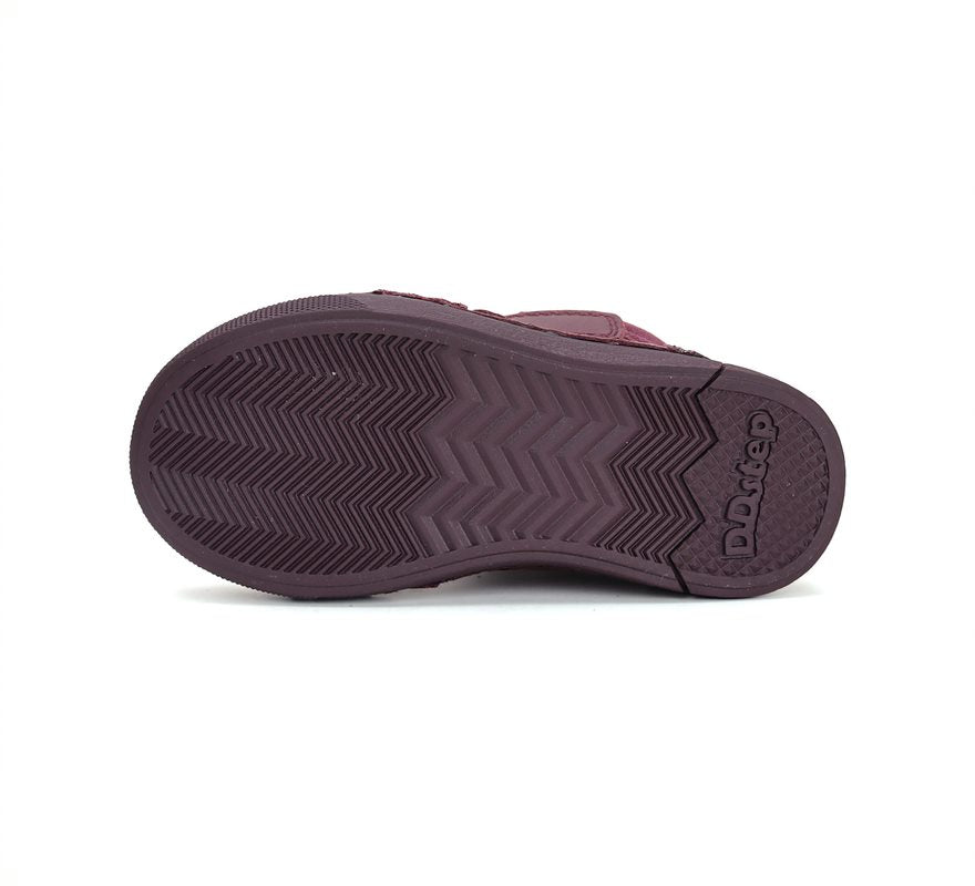 D.D.Step ghete fete imblanite 31-36 Raspberry cu inimioare