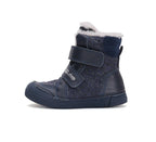 D.D.Step ghete fete imblanite 31-36 Royal Blue cu inimioare