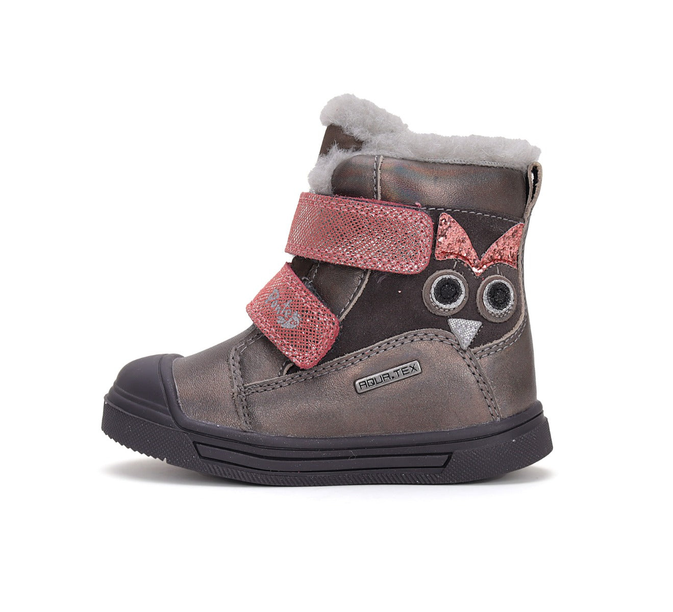 D.D.Step ghete fete imblanite Ponte20 supinati 22-27 Chocolate cu bufnita