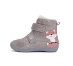 D.D.Step ghete fete imblanite Ponte20 supinati 24-29 Champagne cu vulpe