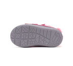 D.D.Step ghete fete imblanite Primii Pasi 20-25 Dark Pink cu caprioara