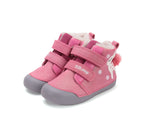 D.D.Step ghete fete imblanite Primii Pasi 20-25 Dark Pink cu caprioara