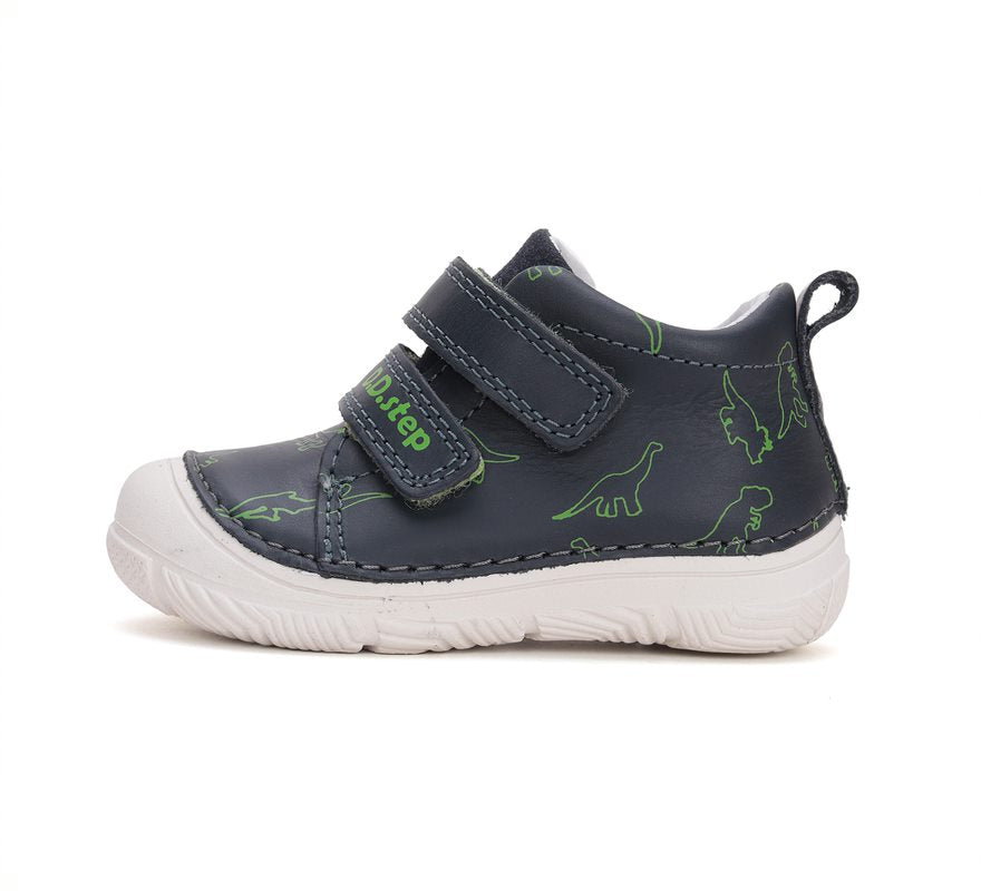 D.D.Step pantofi baieti 20-25 Royal Blue cu dino