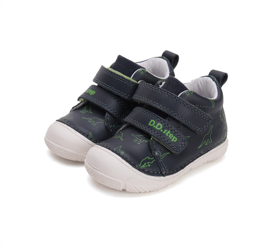 D.D.Step pantofi baieti 20-25 Royal Blue cu dino