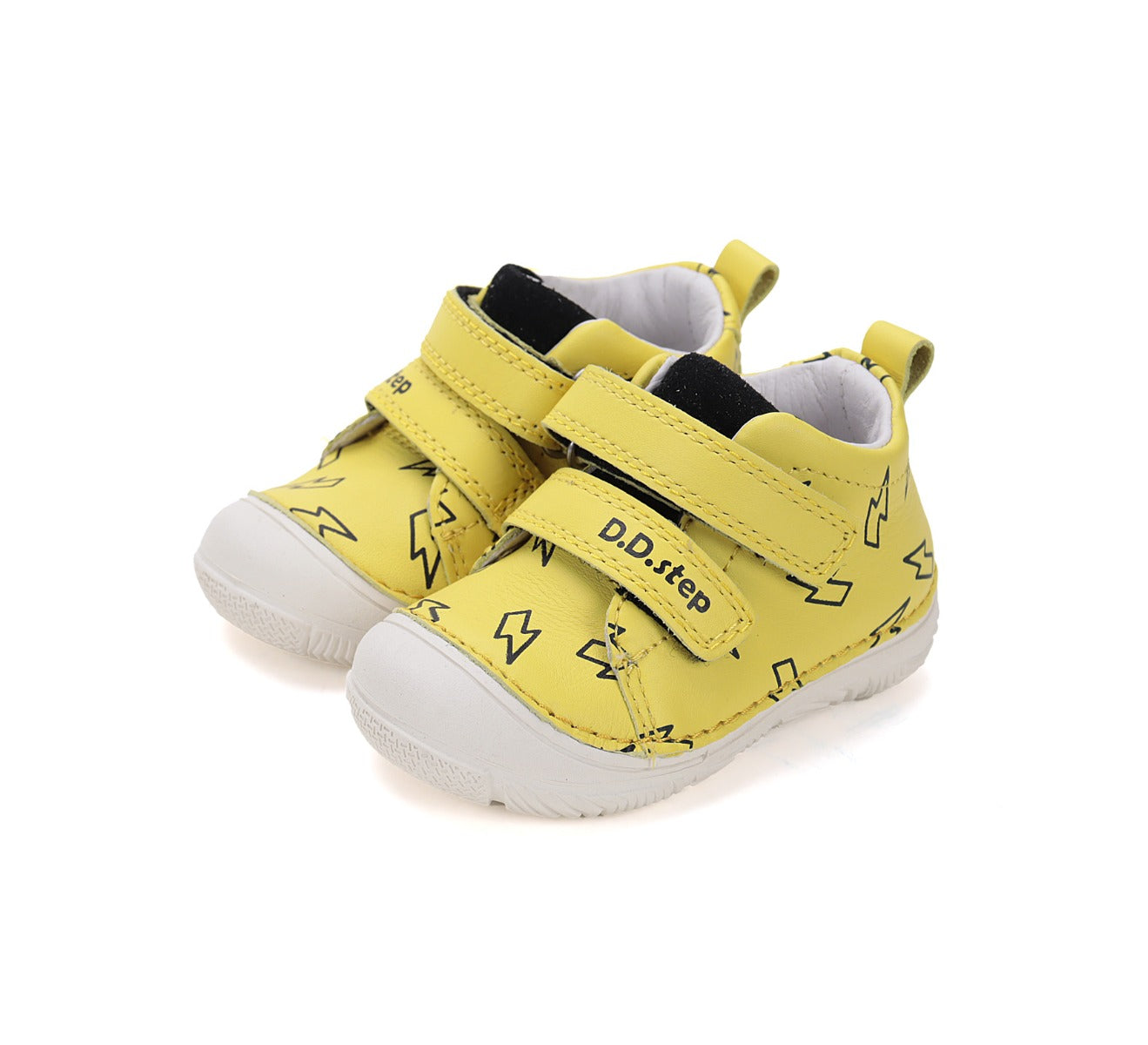 D.D.Step pantofi baieti 20-25 Yellow cu fulger Imagine principală a produsului