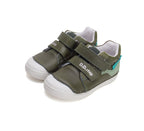 D.D.Step pantofi baieti 25-30, Khaki cu dino