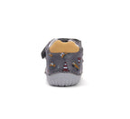 D.D.Step pantofi baieti Barefoot 20-25 Dark Grey cu utilaje