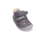 D.D.Step pantofi baieti Barefoot 20-25 Dark Grey cu utilaje