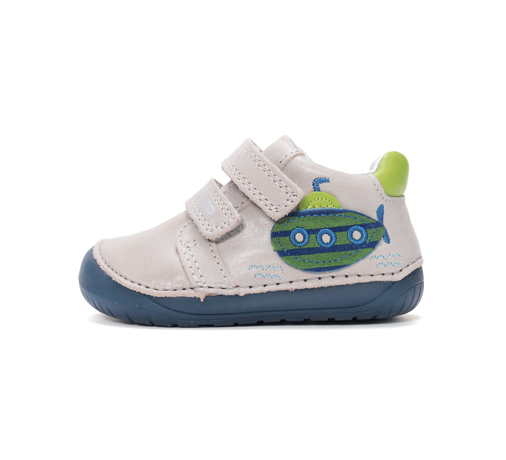 D.D.Step pantofi baieti Barefoot 20-25 Dove Grey cu submarin