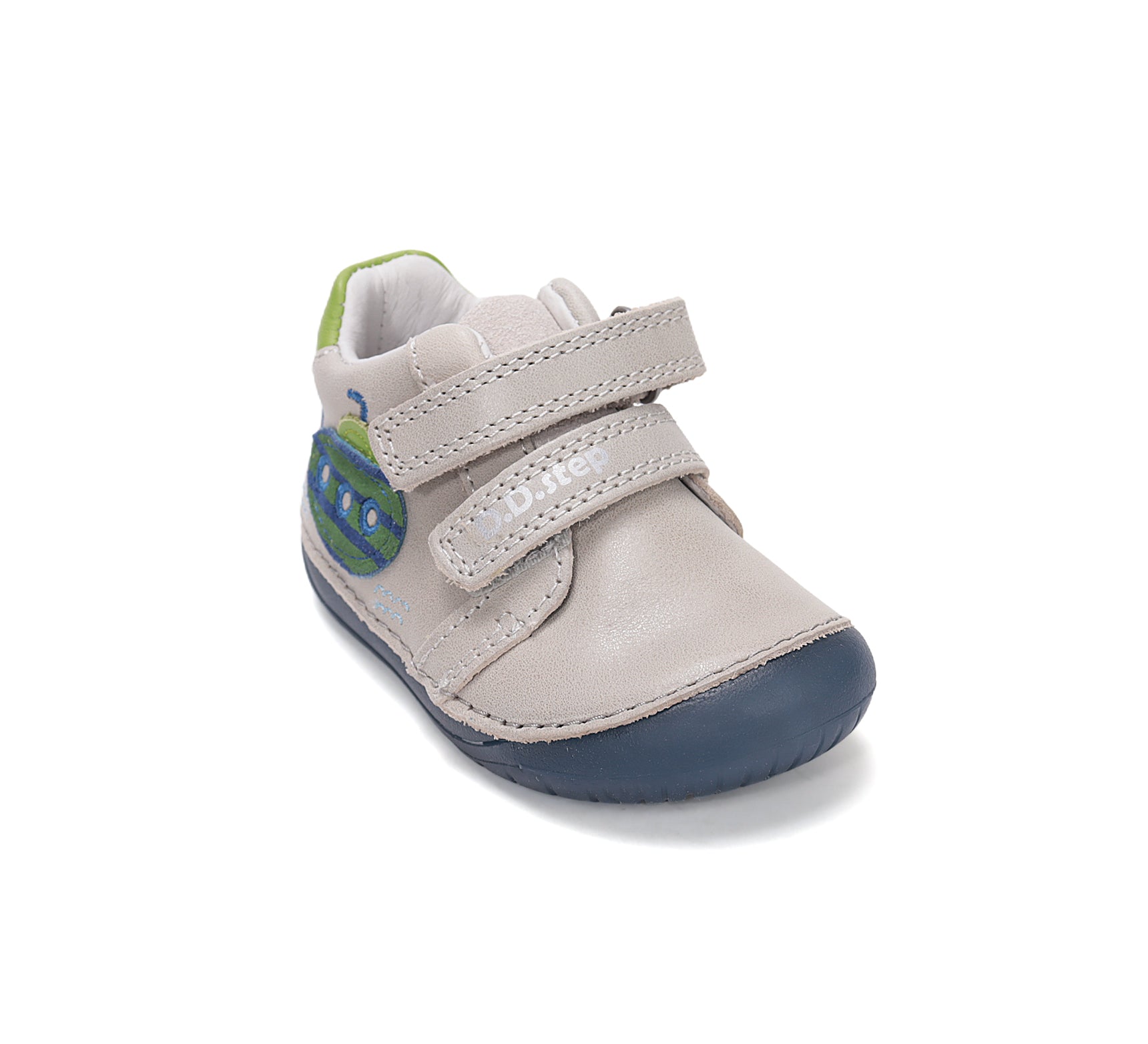 D.D.Step pantofi baieti Barefoot 20-25 Dove Grey cu submarin
