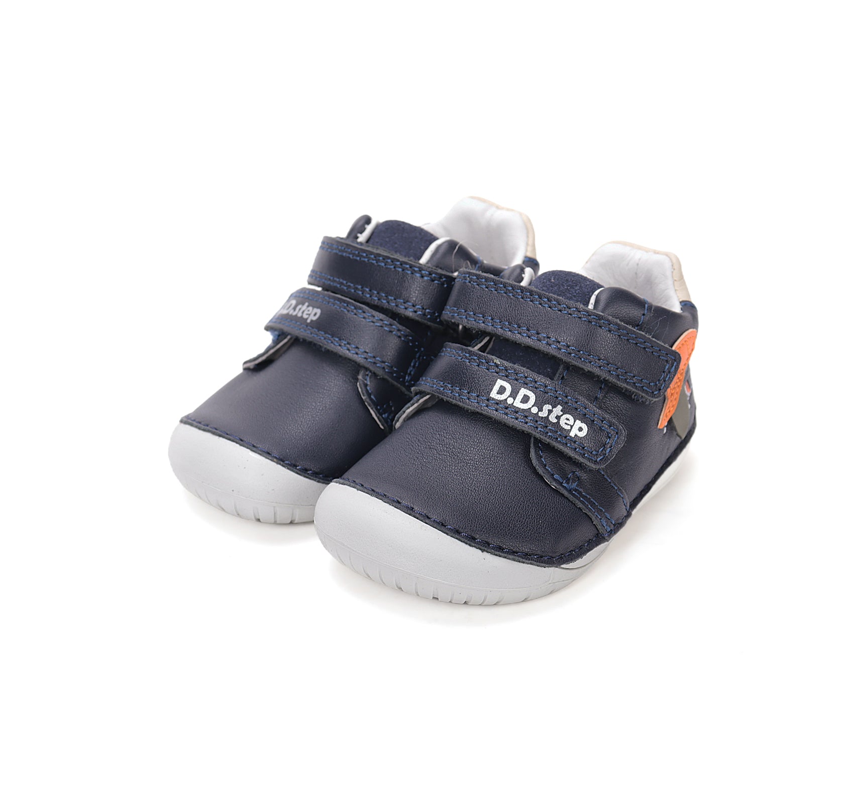 D.D.Step pantofi baieti Barefoot 20-25 Royal Blue cu catel
