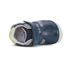 D.D.Step pantofi baieti Barefoot 20-25 Royal Blue cu dino