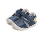 D.D.Step pantofi baieti Barefoot 20-25 Royal Blue cu dino