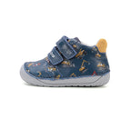 D.D.Step pantofi baieti Barefoot 20-25 Royal Blue cu utilaje