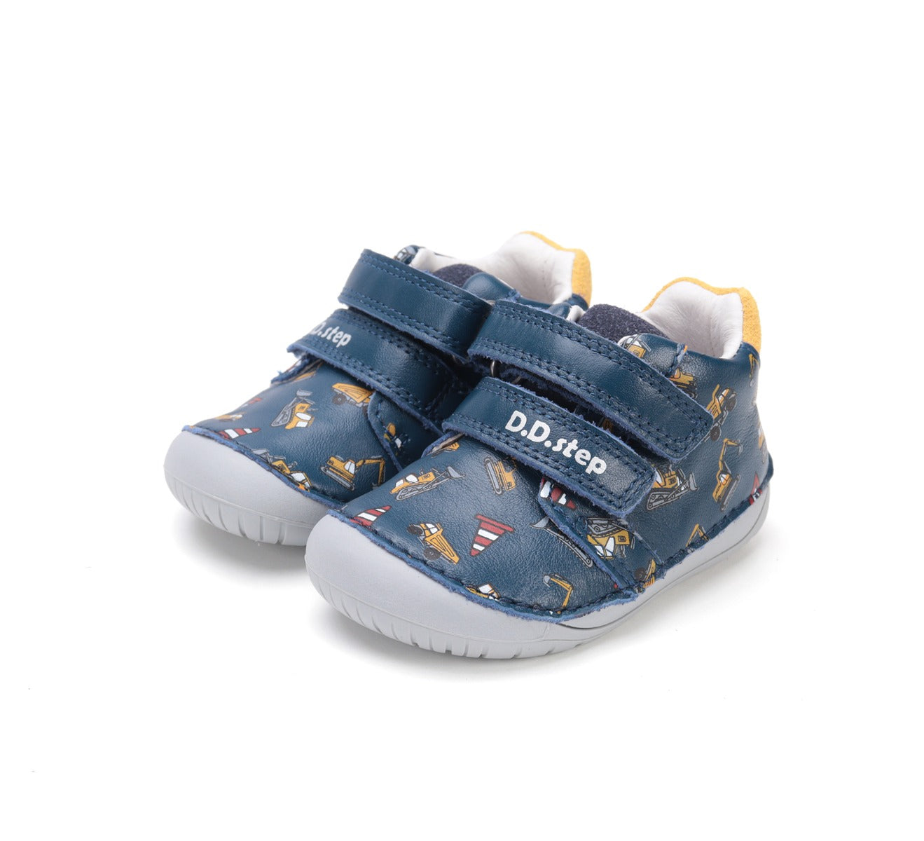 D.D.Step pantofi baieti Barefoot 20-25 Royal Blue cu utilaje Imagine principală a produsului