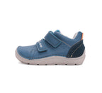 D.D.Step pantofi baieti Barefoot 22-27 Royal Blue combinat