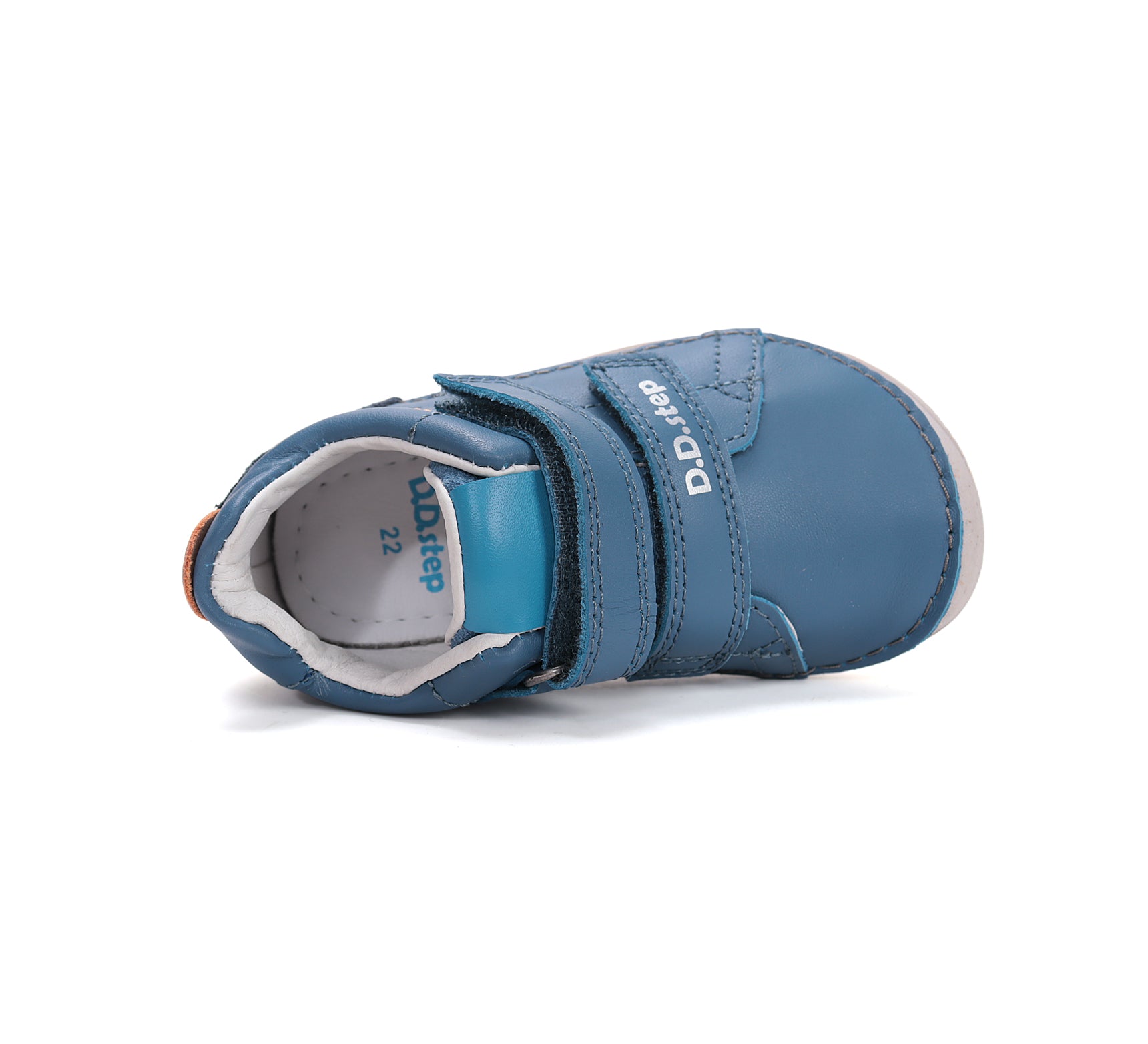 D.D.Step pantofi baieti Barefoot 22-27 Royal Blue combinat